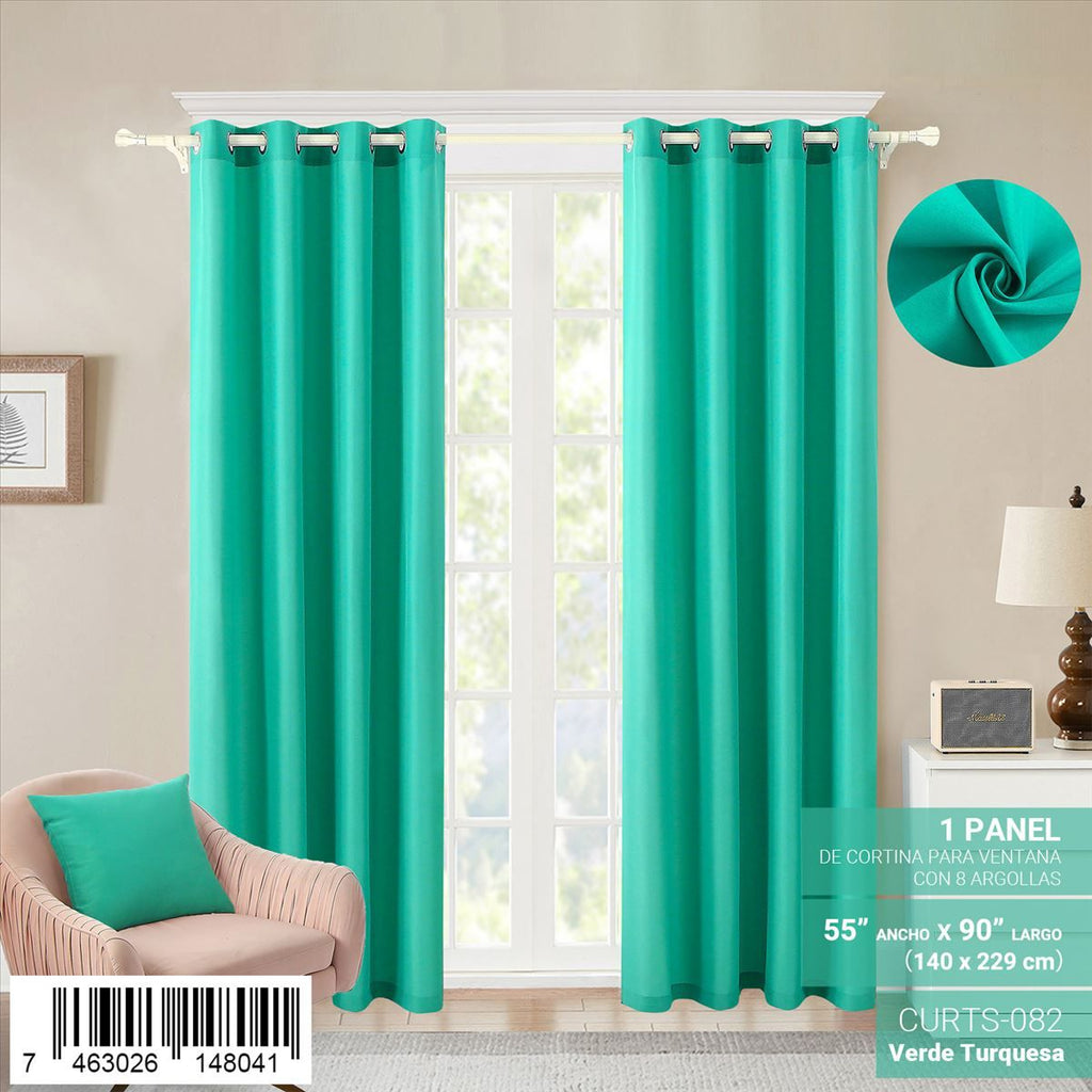 Red Wine Panel Curtain 55" x 90" with Grommets