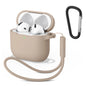Silicone Cases For Apple Airpods 4 Earphones Accessories Wireless Bluetooth Headset Cover For Apple Air Pods 4 Protective Case
