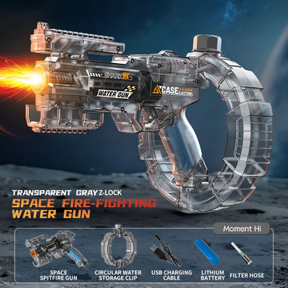 Water Guns Electric For Adults Powerful Squirt Automatic Water Suction Water Blasters Summer Outdoor Beach Toy For boys Kid Gift