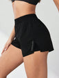 2026 New Style Faux Two-Piece Anti-Exposure Yoga Shorts Sports Shorts Running Fitness Tennis Casual Basic Sports Pants Women's