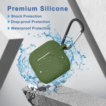 Silicone Cases For Apple Airpods 4 Earphones Accessories Wireless Bluetooth Headset Cover For Apple Air Pods 4 Protective Case