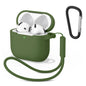 Silicone Cases For Apple Airpods 4 Earphones Accessories Wireless Bluetooth Headset Cover For Apple Air Pods 4 Protective Case