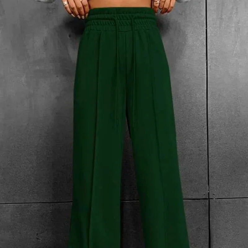 Sports Pants for Women in Autumn 2025, New Straight Tube Loose Fitting Sanitary Pants, Wide Leg Pants, Outdoor Dance Casual Pant
