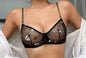 Elegant Summer Lace Bra Sheer Embroidered Comfortable Support Anti-Sag Full Coverage Modest Design & Women Large Chest Minimize
