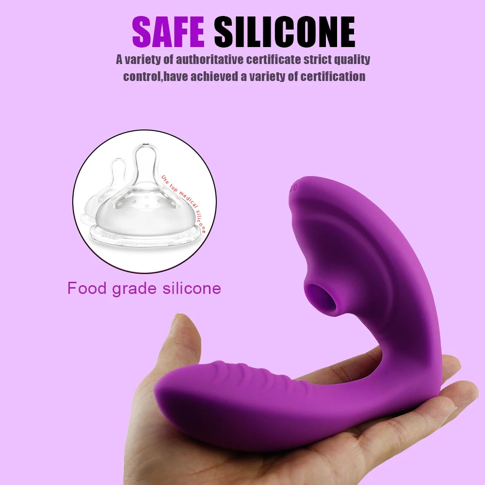 APP Bluetooth Vagina Sucking Vibrator 20 Modes Vibrating Sucker Oral Sex Suction Clitoris Stimulator Erotic Sex Toys for Women
