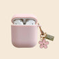 Case For AirPods Pro3/Pro2 Earphone Soft Pink Simple Flower Silicone Wireless Earphone Cover For Airpods 1/2/3/4 Protective Case