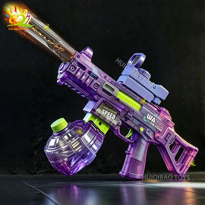HUIQIBAO Automatic Electric UMP45 Submachine Water Gun Fights Summer Toy Water Outdoor Beach Swimming Pool Toys Adult Kids Gift