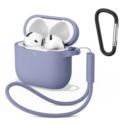 Silicone Cases For Apple Airpods 4 Earphones Accessories Wireless Bluetooth Headset Cover For Apple Air Pods 4 Protective Case