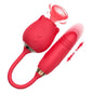 Powerful Rose 3in1 Women Sucking Vibrator Vagina Stimulator Massager Nipple Oral Massager Female Massager Sex Toys