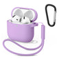 Silicone Cases For Apple Airpods 4 Earphones Accessories Wireless Bluetooth Headset Cover For Apple Air Pods 4 Protective Case
