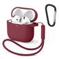 Silicone Cases For Apple Airpods 4 Earphones Accessories Wireless Bluetooth Headset Cover For Apple Air Pods 4 Protective Case