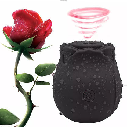 10 Speed Rose Suker Vibrator G-spot Dildo Clitoris Stimulating Sucking Female Sex Toy USB Rechargeable Rose-shaped Mini Massager