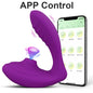 APP Bluetooth Vagina Sucking Vibrator 20 Modes Vibrating Sucker Oral Sex Suction Clitoris Stimulator Erotic Sex Toys for Women