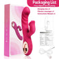 2 in1 G Spot Rabbit Vibrator for Women Nipple Clitoris Stimulator Dildo Massager Adults Masturbator Female Sex Toy for Adults 18