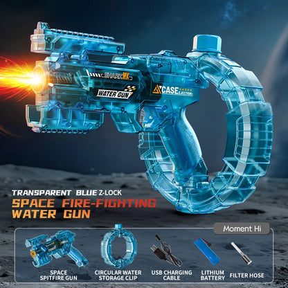 Water Guns Electric For Adults Powerful Squirt Automatic Water Suction Water Blasters Summer Outdoor Beach Toy For boys Kid Gift