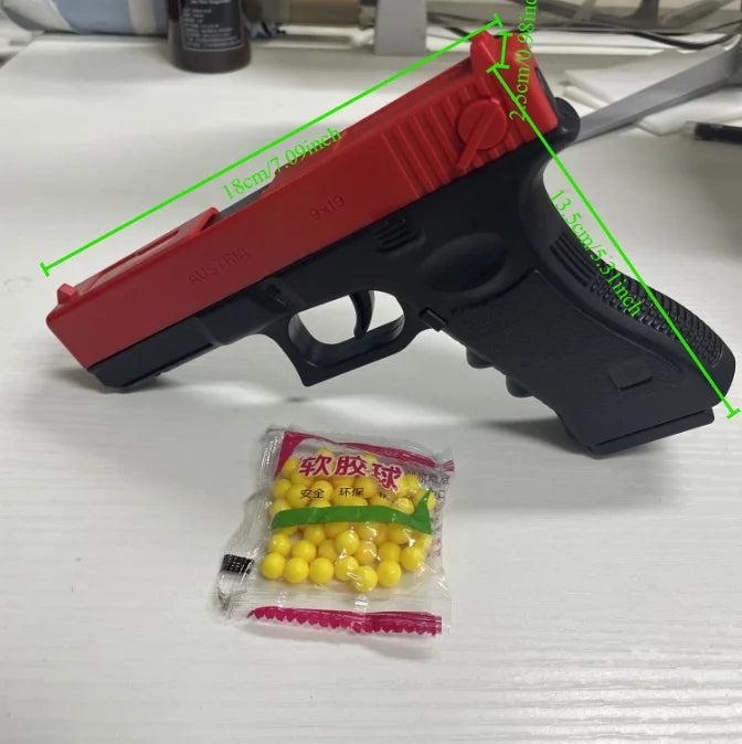 High quality soft bullet air gun manual toy gun lower magazine laser outdoor sports CS game weapons children gift