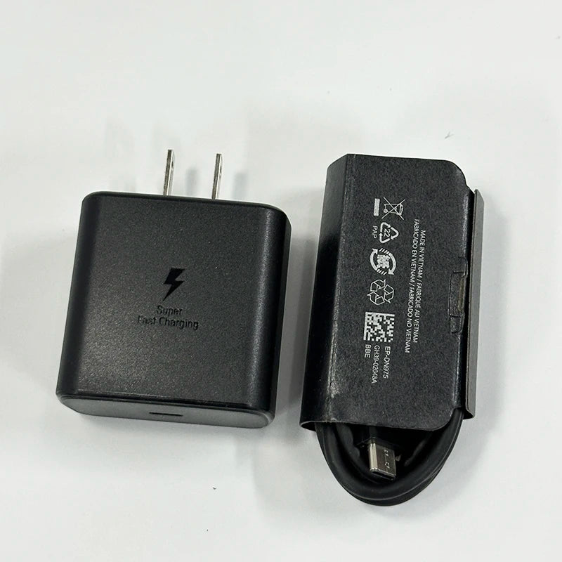 45W Original Samsung Charger Fast Charge Type C Adapter 1.5M Cable for Galaxy S26 S25 Ultra S24 S23 S22 S21 A57 A56 A55 A54 Tab