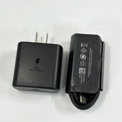 45W Original Samsung Charger Fast Charge Type C Adapter 1.5M Cable for Galaxy S26 S25 Ultra S24 S23 S22 S21 A57 A56 A55 A54 Tab