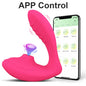 APP Bluetooth Vagina Sucking Vibrator 20 Modes Vibrating Sucker Oral Sex Suction Clitoris Stimulator Erotic Sex Toys for Women