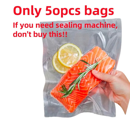 Electric Vacuum Sealer Built-in Cutter Food Keep Fresh Vacuum Packaging Machine Dry/Wet Applicable Kitchen Food Sealing Machine