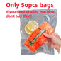 Electric Vacuum Sealer Built-in Cutter Food Keep Fresh Vacuum Packaging Machine Dry/Wet Applicable Kitchen Food Sealing Machine