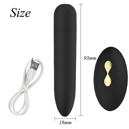 Remote Control Wearable Vibrator Bullet Mini Vibrators Adult Sex Toys For Women G-Spot Clitoris Panties Vibrating Dildo Egg