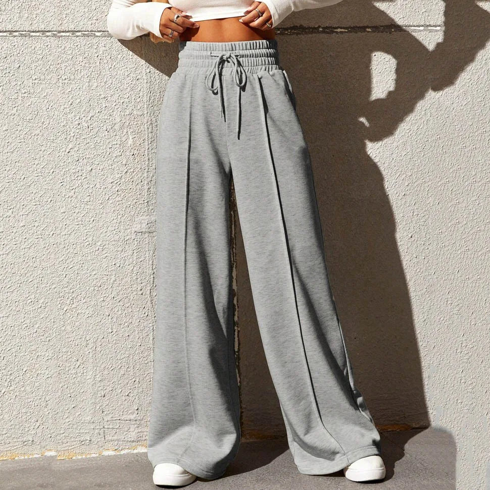 Sports Pants for Women in Autumn 2025, New Straight Tube Loose Fitting Sanitary Pants, Wide Leg Pants, Outdoor Dance Casual Pant
