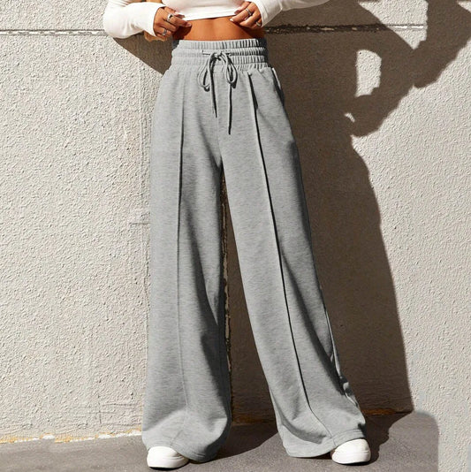 Sports Pants for Women in Autumn 2025, New Straight Tube Loose Fitting Sanitary Pants, Wide Leg Pants, Outdoor Dance Casual Pant