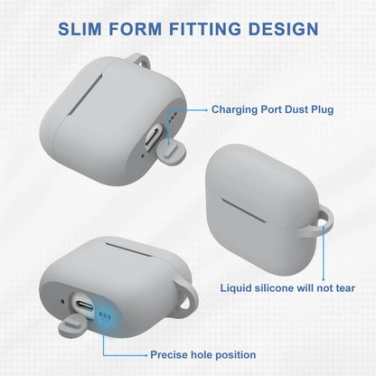 Silicone Cases For Apple Airpods 4 Earphones Accessories Wireless Bluetooth Headset Cover For Apple Air Pods 4 Protective Case