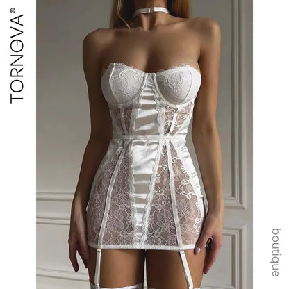 Tornova Underwear Set Pyjama-sets Bra Sexy Woman Underwear Erotic Lingerie Woman Lingeries Very Sexy Things Women Clothing Sets