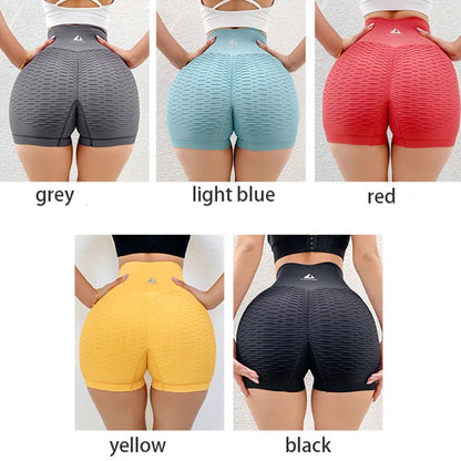 1pcs Women Tight Elasticity Short Female High Waist Workout Shorts Fitness Yoga Lift Butt Short Pant Lady Gym Running Sportswear