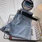 Korean Summer Wide Leg High Waist Denim Shorts With Belt Women Fashion Pocket Hot Pants Streetwear Casual Cowboy Jeans Shorts