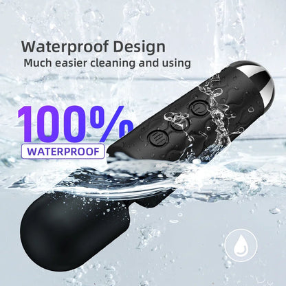 AV Vibrator Wand Personal Massager Clit Stimulator Sex Toy for Women 20 Patterns 8 Speeds Rechargeable Mini Vibrators Adult Toys