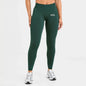 New Women‘s Low Ribbed Band Scrunch Bum Seamless Yoga Pants Gym Leggings Fitness Sweat Wicking Stretch Workout Tights