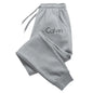 Casual Printed Sports Running Trousers Men Women Autumn Drawstring Long Pants Fitness Solid Sweatpants Unisex Gym Wear