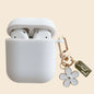Case For AirPods Pro3/Pro2 Earphone Soft Pink Simple Flower Silicone Wireless Earphone Cover For Airpods 1/2/3/4 Protective Case