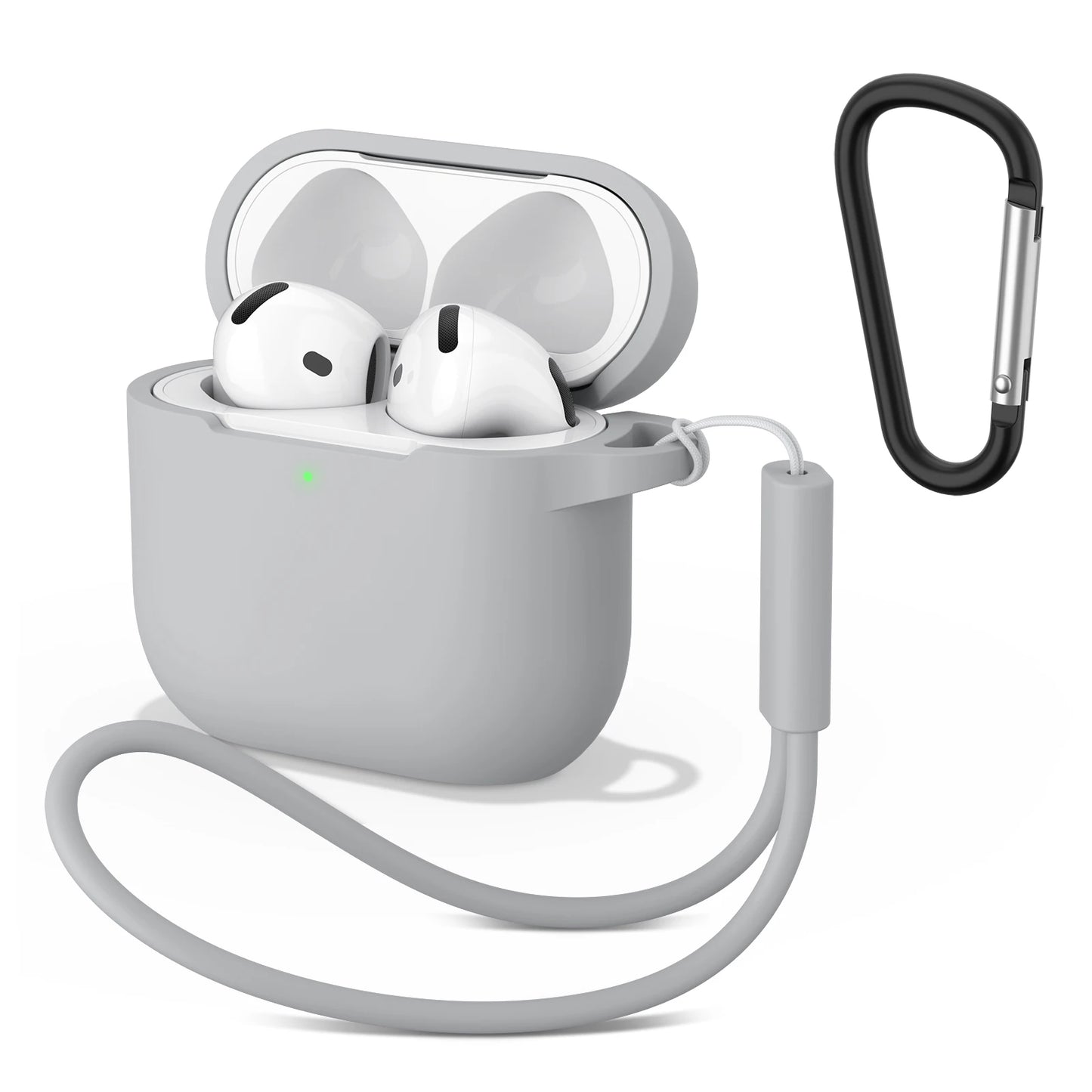 Silicone Cases For Apple Airpods 4 Earphones Accessories Wireless Bluetooth Headset Cover For Apple Air Pods 4 Protective Case
