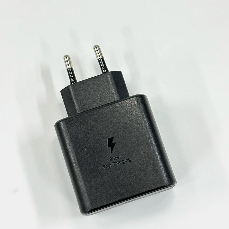 45W Original Samsung Charger Fast Charge Type C Adapter 1.5M Cable for Galaxy S26 S25 Ultra S24 S23 S22 S21 A57 A56 A55 A54 Tab