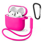 Silicone Cases For Apple Airpods 4 Earphones Accessories Wireless Bluetooth Headset Cover For Apple Air Pods 4 Protective Case