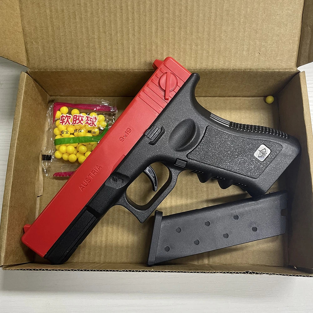 High quality soft bullet air gun manual toy gun lower magazine laser outdoor sports CS game weapons children gift