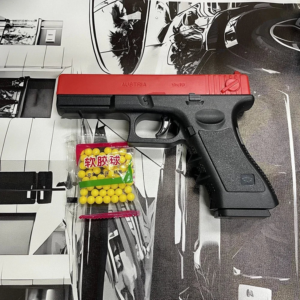 High quality soft bullet air gun manual toy gun lower magazine laser outdoor sports CS game weapons children gift