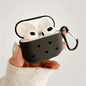 Simple Black Love Heart Case for Airpods Pro3/Pro2/Pro TPU Wireless Earphone Case for Airpod 1/2/3/4 Headphone Protective Cover