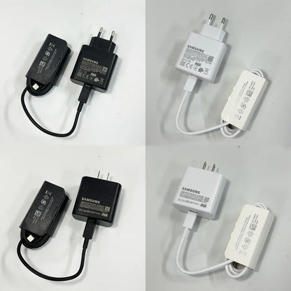 45W Original Samsung Charger Fast Charge Type C Adapter 1.5M Cable for Galaxy S26 S25 Ultra S24 S23 S22 S21 A57 A56 A55 A54 Tab