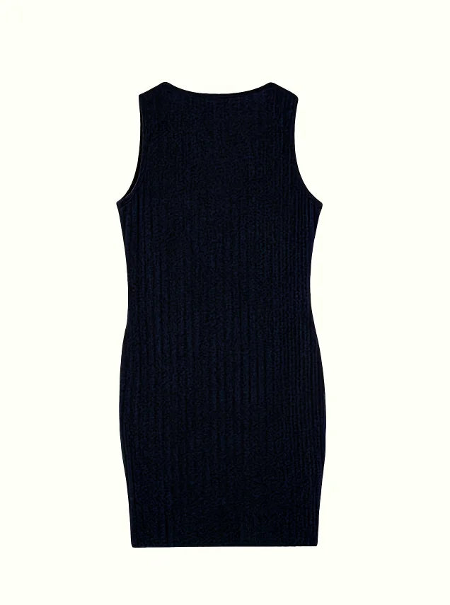 Fashionable Temperament, Double-Sided Pocket Slim Fit Short Sleeved Dress
