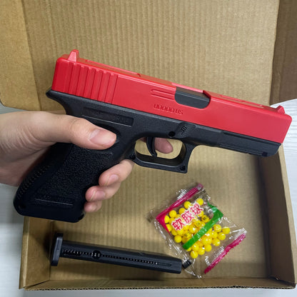 High quality soft bullet air gun manual toy gun lower magazine laser outdoor sports CS game weapons children gift
