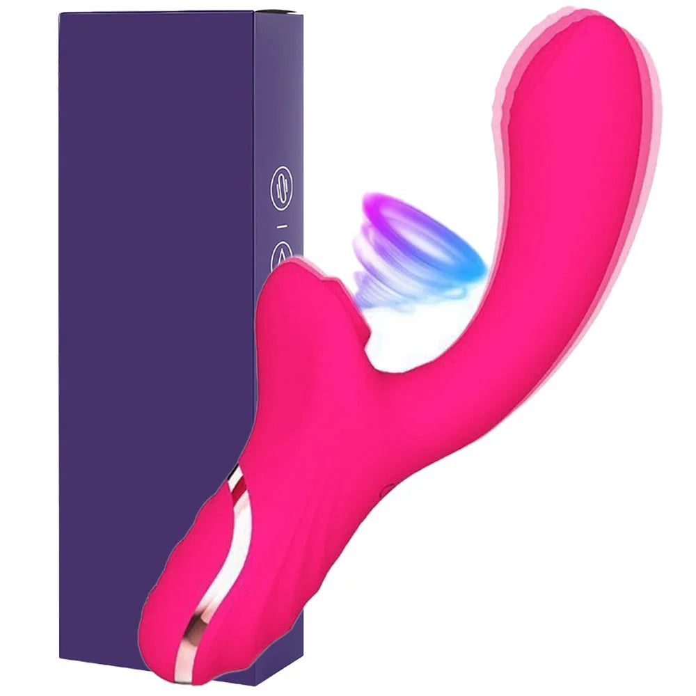 2 in1 G Spot Rabbit Vibrator for Women Nipple Clitoris Stimulator Dildo Massager Adults Masturbator Female Sex Toy for Adults 18