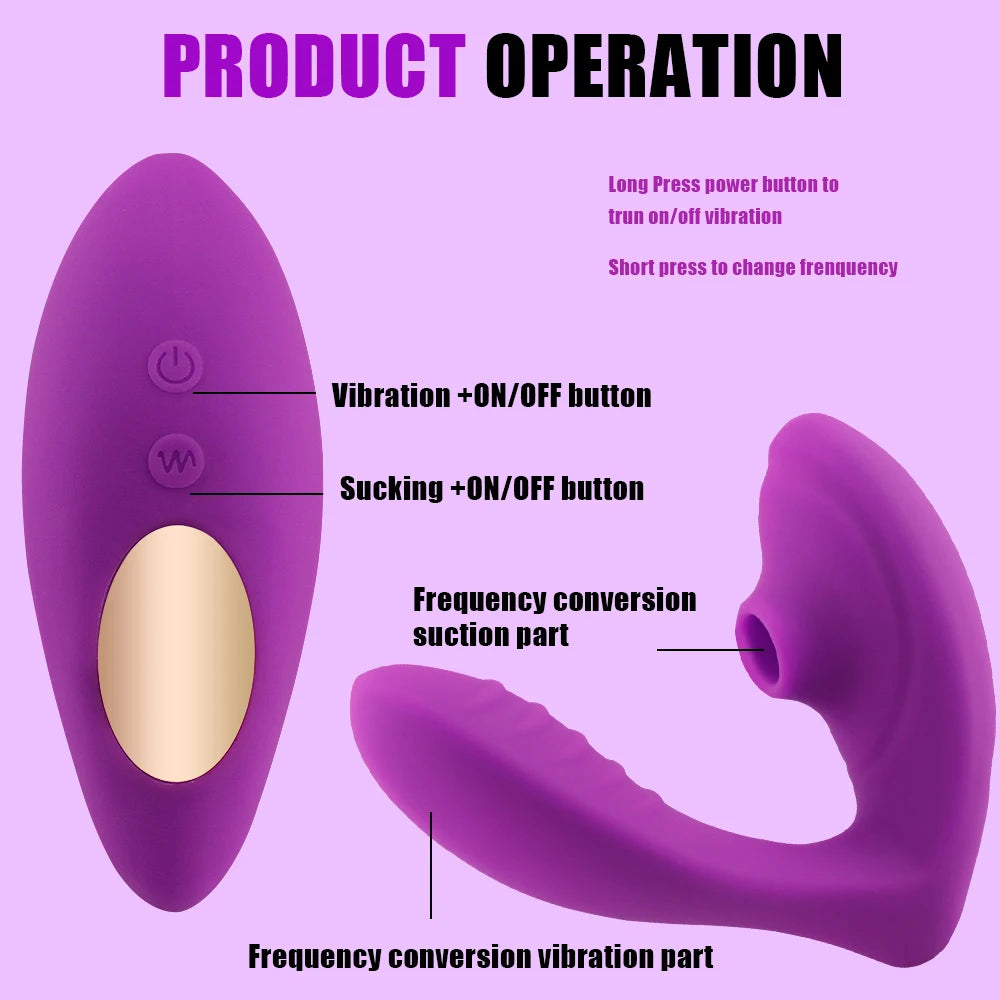 APP Bluetooth Vagina Sucking Vibrator 20 Modes Vibrating Sucker Oral Sex Suction Clitoris Stimulator Erotic Sex Toys for Women