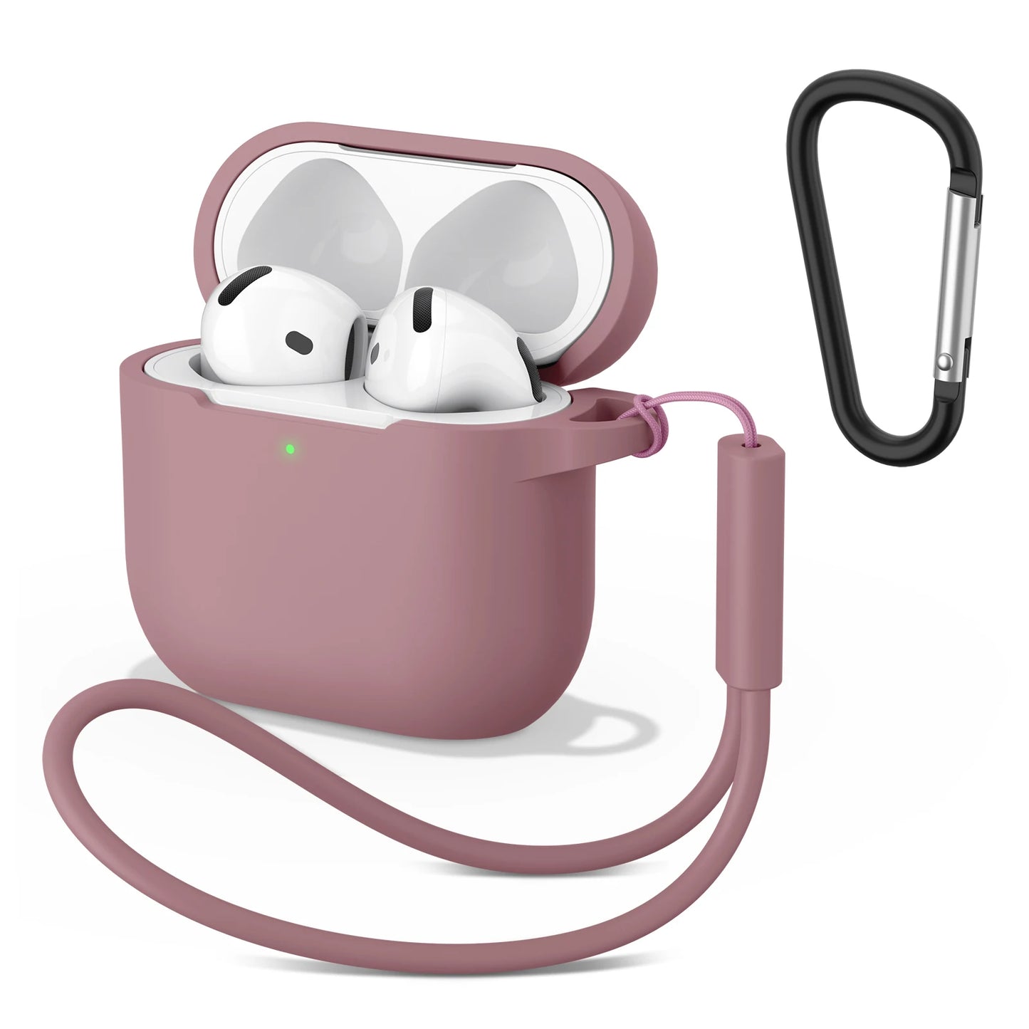 Silicone Cases For Apple Airpods 4 Earphones Accessories Wireless Bluetooth Headset Cover For Apple Air Pods 4 Protective Case