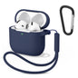 Silicone Cases For Apple Airpods 4 Earphones Accessories Wireless Bluetooth Headset Cover For Apple Air Pods 4 Protective Case