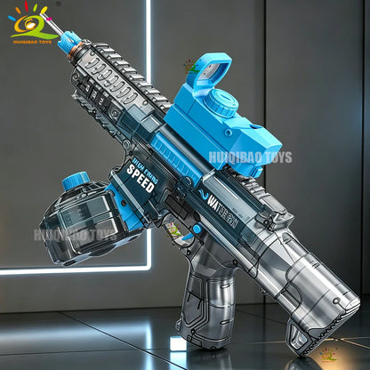 HUIQIBAO Automatic Electric UMP45 Submachine Water Gun Fights Summer Toy Water Outdoor Beach Swimming Pool Toys Adult Kids Gift